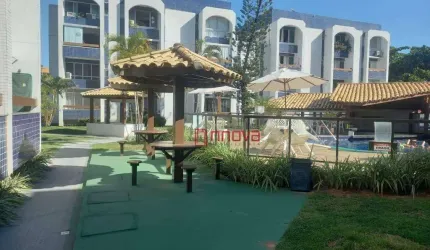 Apartamento Térreo, 2/4, em Vilas do Atlântico, condom. fechado, portaria 24hs, com infraestrutura, bem localizado,
