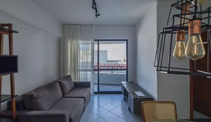 Apartamento a venda semi mobiliado com 2 quartos, varanda, armários, nascente, andar alto e ventilado, 58 m² por R$ 480.000 - Itaigara - Salvador/BA