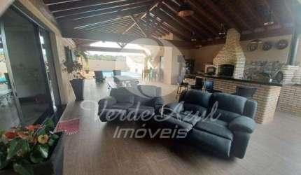 Casa em condomínio fechado com 4 quartos à venda na Rua João Marques da Costa, 221, Colinas dos Álamos, Valinhos, 600 m2 por R$ 1.800.000