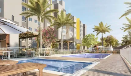 Apartamento com 2 quartos à venda na Rua João Guimarães Rosa, 1800, Jardim Amanda II, Hortolândia, 42 m2 por R$ 266.000