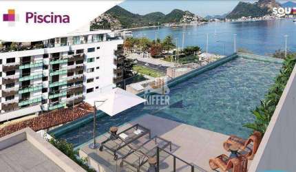 Apartamento com 2 quartos à venda, 93 m² por R$ 1.373.505 - Charitas - Niterói/RJ