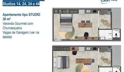 Apartamento com 1 quarto à venda na Rua Regente Feijó, 54, Vila Bocaina, Mauá, 30 m2 por R$ 250.000
