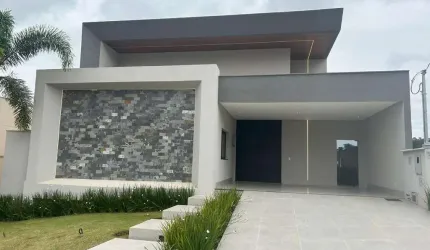 Casa em Condomínio para Venda em Senador Canedo, Jardins Bolonha, 4 dormitórios, 4 suítes, 6 banheiros, 2 vagas