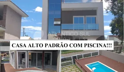 Casa com 03 suítes e piscina, ATAMI, PONTAL DO PARANA - PR. REF. 5257R