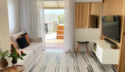 Cobertura para venda com 2 quartos, sendo 2 suítes, 117.22m²
