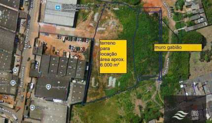 Terreno para alugar, 6000 m² por R$ 7.000,00/mês - Jardim Rosana - Ferraz de Vasconcelos/SP