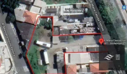 Terreno comercial para alugar na Rua Maria Casusa Feitosa, Jordanopolis, São Paulo, 1350 m2 por R$ 7.000