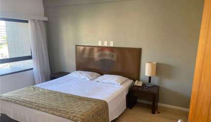 Vendo apartamento 43m2 no Flat Metropolis, Mobiliado na Ilha do Leite