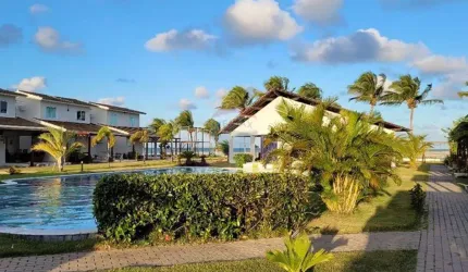 Vendo Duplex a Beira Mar na Praia do Sossego na Ilha de Itamaracá com 84m², 3 quartos, Lazer Completo