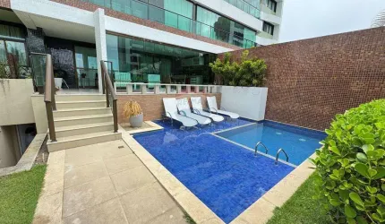 Vendo apartamento porteira fechada no Paiva, 375m² +100m² de jardim privativo, 4(quatro) suítes, lazer completo, Piscina privativa, la