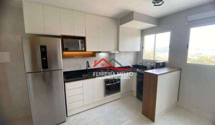 Apartamento com 2 dormitórios para alugar, 38 m² por R$ 2.500,00/mês - Laranjeiras - Caieiras/SP