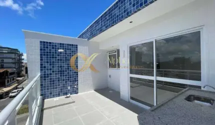 Cobertura linear  com 1 quarto no Braga, Cabo Frio - RJ