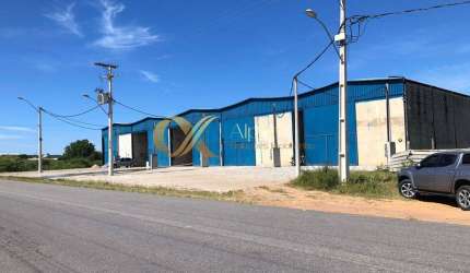 2 Galpões geminados, inacabados, de 1.000m² cada em Cabo Frio - RJ