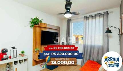 Apartamento com 2 dormitórios à venda, 46 m² por R$ 223.000,00 - Condomínio Reserva Mont Serrat - Itupeva/SP