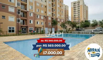 Apartamento com 2 dormitórios à venda, 50 m² por R$ 323.000,00 - Vila Nambi - Jundiaí/SP