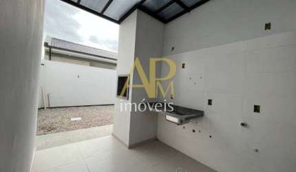 Casa Nova à venda: 3 dorm (1 suíte), sozinha no terreno-Bela Vista, Palhoça