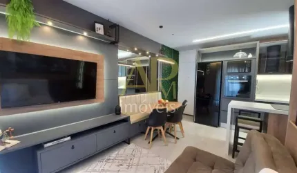 Lindo apartamento à venda: 2 dormitórios, mobiliado no Rio Caveiras/Biguaçu