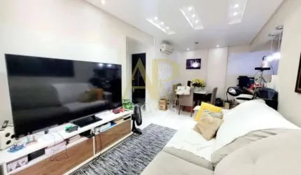 Apartamento à venda: 2 Dorm (1 suíte), terraço e vaga coberta em Areias/SJ