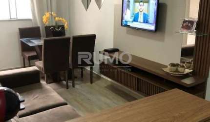 Apartamento com 2 quartos à venda na Avenida São José dos Campos, 3385, Loteamento Parque São Martinho, Campinas, 48 m2 por R$ 262.000
