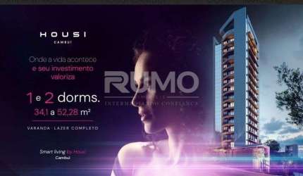 Apartamento com 1 quarto à venda na Rua Paulo Lobo, 107, Cambuí, Campinas, 34 m2 por R$ 605.000