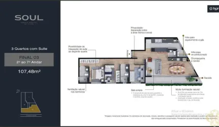 Soul Urban Habitat - Apartamento à venda no bairro Boa Vista - Curitiba/PR