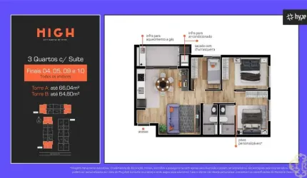 High City Habitat - Apartamento à venda no bairro Novo Mundo - Curitiba/PR