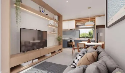 Residencial Freedon - Apartamento com 2 ou 3 dormitórios à venda, 51 m² por R$ 329.990 - Cidade Jardim - São José dos Pinhais/PR