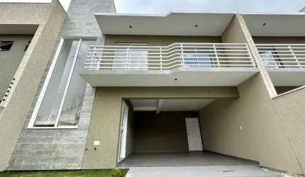 Sobrado Moderno de 149 m² com 3 Quartos no Cidade Jardim em São José dos Pinhais