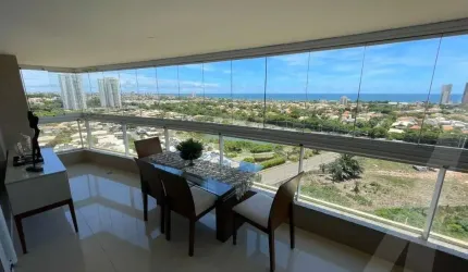 Apartamento para venda com 3 suítes vista mar em patamares na rua Quixadá residencial Ondas de Patamares