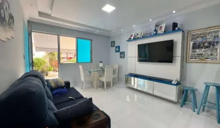 Casa em condomínio duplex com 2 quartos e 2 suítes e dependência completa em Pituaçu para venda com infraestrutura