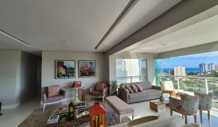 Apartamento com 4 quartos e 3 suítes para locação no Greenville torre Etco mobiliado com infraestrutura completa