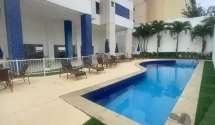 Apartamento cobertura duplex com 3 quartos e 3 suítes 2 vagas de garagens para venda em Lauro de Freitas mobiliado com total infraestrutura