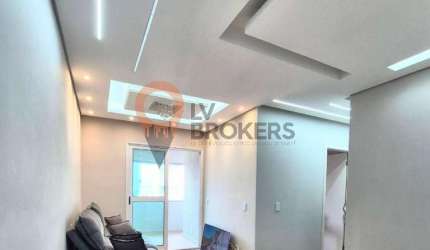 Apartamento a venda com 3 quartos 1 suite Vila São Sebastião, Mogi das Cruzes-SP, 74m² e 2 vagas!