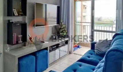 Apartamento à venda em Suzano-SP, no Conjunto Residencial Irai: 2 quartos, 2 salas, 1 banheiro, 1 vaga, 48m².