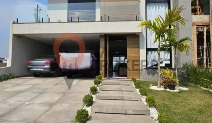 Impecável casa em condomínio à venda em Mogi das Cruzes-SP, Cézar de Souza! 4 quartos, 3 suítes, 2 salas, 240m².