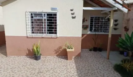 CASA NO GANCHINHO DIVISA COM SITIO CERCADO