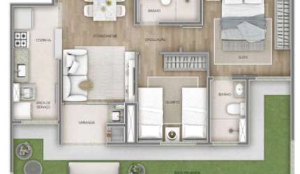 Apartamento com 2 quartos à venda em Paraíso Do Morumbi - SP