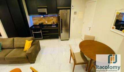 Loft mobiliado à venda no Trix Tamboré