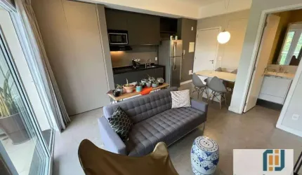 Apartamento mobiliado para locação no Trix Tamboré