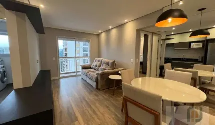 Apartamento mobiliado com 1 dormitório para alugar, 50 m² por R$ 4.885/mês - Edifício Hit - Alphaville -Barueri/SP
