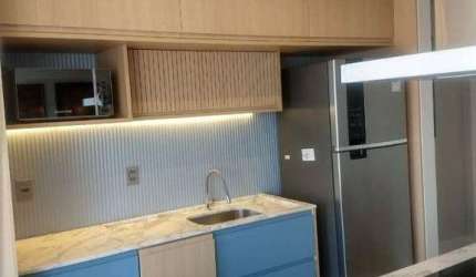 Apartamento com 1 dormitório para alugar, 70 m² por R$ 6.000/mês - Edifício Acqua Park Alphaville - Barueri/SP