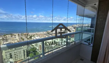 Apartamento para Aluguel em Salvador/BA, Pituba, 82m², Nascente, Vista Mar.