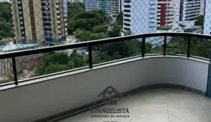 Apartamento para Aluguel Pituba, Salvador/BA, 140m², 3 suítes, 2 vagas
