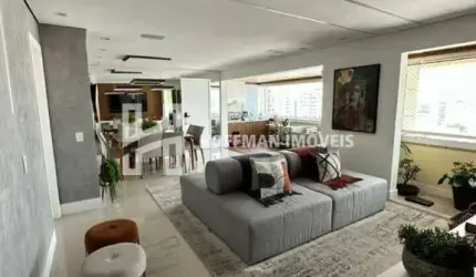 Apartamento à venda com varanda gourmet - 03 suítes, 03 vagas, lazer completo - Centro, Santo André