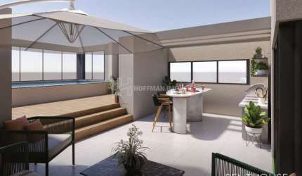 Lançamento cobertura Penthouse na planta com 3 suítes 2 ou 3 vagas + depósito a venda no Barcelona
