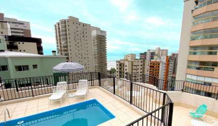 Cobertura para Venda em Praia Grande, Aviação, 3 dormitórios, 1 suíte, 2 banheiros, 2 vagas