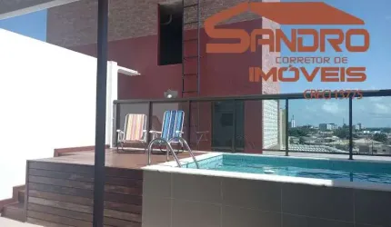 Cobertura com 3 quartos à venda no Buraquinho, Lauro de Freitas  por R$ 580.000