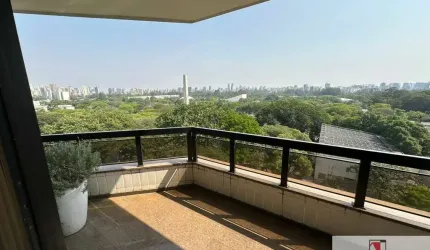Apartamento para locação no Ibirapuera, 4 dormitórios e 300 m²