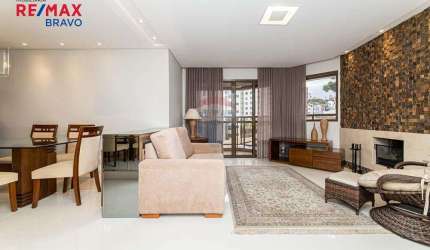 Apartamento à venda, no Bigorrilho, 181m2, 4 quartos (2 suítes), 2 vagas de garagem.
