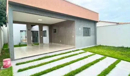 Casa Moderna com Piscina à Venda no Res. Prado – Senador Canedo